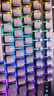 Razer幽靈布丁鍵帽自定義DIY鍵帽黑白雙色半透明側(cè)面強化幻彩RBG燈效 幽靈布丁鍵帽-黑色 曬單實拍圖