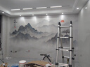 簡(jiǎn)約輕奢客廳裝飾電視背景墻壁畫(huà)立體大氣墻布貼畫(huà)防潮壁布貼墻紙 8D奢華水晶晶雕/平方 曬單實(shí)拍圖