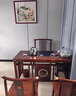 良木紫氣東來(lái)餐廳裝飾畫(huà)葡萄飯廳餐桌背景墻掛畫(huà)新中式玄關(guān)斗方壁畫(huà) A-紫氣東來(lái)-雅致紅木框 40*40CM 曬單實(shí)拍圖