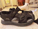 Jeep吉普包頭皮涼鞋男士夏季戶(hù)外沙灘鞋男士運動(dòng)涼拖鞋戶(hù)外徒步涉水鞋 黑色 41 曬單實(shí)拍圖