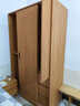 詩(shī)蒂思橡木推拉門(mén)衣柜臥室家用小戶(hù)型北歐實(shí)木衣柜儲物收納滑移門(mén)衣櫥柜 2.0米衣柜+40cm頂柜(總高2.4米) 胡桃色木門(mén)【母嬰級加厚橡木】 曬單實(shí)拍圖