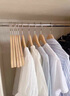 凝彬德國荷木實(shí)木衣架子衣服架衣掛衣服撐西裝大衣架無(wú)痕寬肩衣帽間用 【原木色荷木衣架-男士】 10個(gè) 曬單實(shí)拍圖