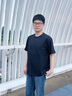 真維斯220g重磅純棉短袖T恤男2025春季新款純色套頭圓領(lǐng)寬松上衣G2 黑色2010 【單件裝】 L 175/96A 寬松版型 曬單實(shí)拍圖