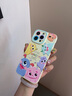 圣圖朗新款可愛(ài)小怪獸蘋(píng)果16promax手機殼iphone14高級感15pro掛繩12可愛(ài)女13卡通植絨硅膠8plus情侶全包 可愛(ài)五只怪獸撞色液態(tài)硅膠-【古董白】+手掛繩 iPhone 14 Pro 曬單實(shí)拍圖
