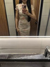 FSHE新中式改良國(guó)風(fēng)旗袍短袖連衣裙女夏季純欲性感緊身包臀開(kāi)叉長(zhǎng)裙子 旗袍連衣裙 S 曬單實(shí)拍圖