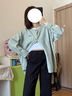 西瓜媽媽孕婦裝褲子春夏款外穿闊腿褲牛仔褲2025新款寬松顯瘦百搭直筒褲 黑色 L【建議體重120-140斤】 曬單實(shí)拍圖