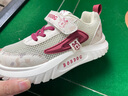 巴布豆（BOBDOG）女童鞋學(xué)生鞋2025秋季新款旅游鞋兒童鞋子百搭輕便防滑運動鞋 米酒紅 （夏季-單網(wǎng)） 33 適合腳長19.8cm 曬單實拍圖