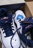 威克多（VICTOR）勝利羽毛球鞋透氣防滑耐磨減震男女健身運動(dòng)鞋A102 亮白/藏青 36  曬單實(shí)拍圖