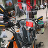 安俊晟通用風(fēng)擋包邊條鈴木UY本田NS125la摩托車(chē)保護膠條 不含風(fēng)擋玻璃質(zhì)感黑2米 曬單實(shí)拍圖