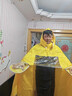 羅司賽洛德國雨衣防暴雨電動(dòng)車(chē)加大加厚電瓶摩托男女全身一體式雙人雨披4XL黃色【頭部滑鏈-全身防暴雨】 曬單實(shí)拍圖