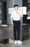 九牧王【商場(chǎng)同款】男褲空調(diào)褲休閑褲男2025夏季新款三超三防商務(wù)戶外JX 修身版+黑色+JB5EV20312 35 碼 175/86A(2.64)尺88cm 曬單實(shí)拍圖