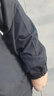 羅蒙（ROMON）夾克沖鋒外套男2025春秋季寬松風(fēng)衣連帽棉衣男款衣服休閑男士男裝 黑色 XL (140-160斤) 曬單實(shí)拍圖
