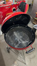 威焙（weber） 碳烤爐家用燒烤爐大型戶外燜烤爐豪華蘋果爐紅色57cm 基礎(chǔ)套裝 曬單實拍圖