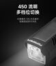 永久自行車燈前燈夜騎強光太陽能山地車手電超亮單車尾燈騎行裝備大全 車燈喇叭 太陽能充電+USB充電 曬單實拍圖