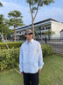 至濤ins潮牌痞帥外套男春秋冬季垂感工裝襯衫原宿風(fēng)高街復古長(cháng)袖襯衣淺藍色M 曬單實(shí)拍圖