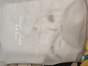 Classic Teddy精典泰迪女童polo衫兒童T恤長(cháng)袖中小童上衣百搭打底衫 白色 120  曬單實(shí)拍圖