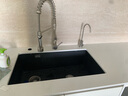 科勒（KOHLER）廚房星空黑色水槽大單槽石英石洗菜盆臺上臺下盆洗碗池廚盆31084T 石槽750x500丨不含水龍頭 曬單實(shí)拍圖