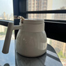 虎牌香港直郵虎牌（TIGER）燜茶養(yǎng)生保溫壺茶水分離家居辦公禮品水壺 奶油白 800ml 曬單實(shí)拍圖