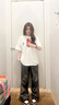 帛芮工裝褲女2025款夏季薄款兩穿褲腳窄版運動(dòng)登山休閑直筒傘兵褲 曬單實(shí)拍圖