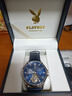 花花公子（PLAYBOY）手表男機(jī)械表全自動男士手表前十名夜光防水鏤空男表生日禮物 銀藍(lán)皮帶/精美禮盒/定制刻字 曬單實(shí)拍圖