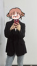 絲柏舍翻領(lǐng)西裝2025秋裝新款女裝時尚通勤休閑雙排扣西服外套 曬單實(shí)拍圖