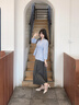 卓詩尼包頭涼鞋女2025年夏季尖頭仙女風(fēng)一字帶兩穿涼拖鞋細(xì)跟高跟鞋女 米白色 37 曬單實(shí)拍圖