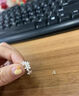 巷南999純銀繁花耳釘輕奢小眾設(shè)計(jì)女2025新款耳飾生日送老婆高級(jí)耳環(huán) 999銀繁花耳釘款（一對(duì)） 曬單實(shí)拍圖