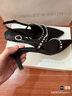 CHARLES&KEITH亮鉆一字帶尖頭包頭法式復古高跟涼鞋女生日七夕禮物CK1-61720199 BLACK TEXTURED黑色紋理 36 曬單實拍圖