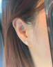 oein雪花耳釘女耳飾女輕奢高級感耳環(huán)女耳釘高級感養耳洞鋯石耳環(huán) 【雪花鋯石耳釘一對】8mm 曬單實(shí)拍圖