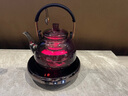 卡絲拉狄（Cathyladi）煮茶器玻璃蒸煮一體燒水壺電陶爐白茶家用茶具小型養(yǎng)生生日禮物 【高端灰半月提梁壺】+電陶爐 曬單實拍圖