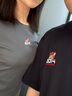FILA 斐樂韓素希同款女子針織短袖衫2025夏季新款修身小狐貍刺繡T恤 默魅灰-DY M 165/84A/M 曬單實拍圖