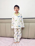 俞兆林（YUZHAOLIN）兒童睡衣春季男童家居服開(kāi)衫套裝純棉衣服童裝 可愛(ài)滿(mǎn)印 曬單實(shí)拍圖