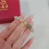 老鳳祥福牌銀手鏈女轉運珠和田玉手串新年情人節禮物送女友老婆媽媽生日 福牌和田玉葫蘆手串-品牌禮盒 曬單實(shí)拍圖