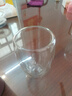 北歐風雙層玻璃杯耐熱咖啡杯牛奶杯可愛小茶杯子隔熱防燙水杯 500ml雙層杯 曬單實拍圖