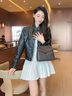JACOPONNUS軟皮凱莉包女2025新款秋高級感輕奢小眾設計通勤上班單肩小拎包 烏木色 普通包裝 9A600-烏木色 曬單實拍圖
