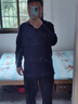 迪卡儂（DECATHLON）polo長(cháng)袖polo衫男T恤男士翻領(lǐng)寬松保羅大碼男裝秋INESIS 藏青色 L 曬單實(shí)拍圖