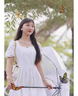 香奈小香兒名牌包包女2025新款潮真皮菱格愛(ài)心女包單肩斜跨鏈條包 愛(ài)心G鎖白色 曬單實(shí)拍圖