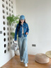 Calvin KleinJeans25春夏女士美式潮流復(fù)古雙口袋翻領(lǐng)牛仔夾克外套47B750G RD8-牛仔藍(lán) XS 曬單實(shí)拍圖