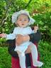 蒂樂(lè)嬰兒帽子夏季天薄款男女童遮陽(yáng)帽寶寶防曬帽兒童太陽(yáng)帽漁夫帽 粉櫻萌兔【帽檐款 UPF50+防曬】 建議0-3歲（頭圍50cm） 曬單實(shí)拍圖
