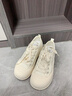 卓詩(shī)尼板鞋女2025年夏季新款蕾絲網(wǎng)面透氣百搭休閑女鞋增高薄款小白鞋子 米白色 37 曬單實(shí)拍圖