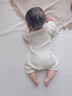 優(yōu)奇斷碼撿漏  女寶寶夏裝嬰兒衣服夏季薄款短袖連體衣純棉紗布荷葉邊 淺綠 80cm 曬單實(shí)拍圖