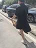 哥弟（GIRDEAR）女裝2025春夏新款不規(guī)劃設(shè)計感短袖連衣裙150006 黑色 M (3碼) 曬單實拍圖