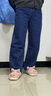 Levi's?SilverTab?25春夏新款女士美式復(fù)古時(shí)尚寬松直筒牛仔褲 藍(lán)色 29 (28) 曬單實(shí)拍圖