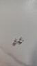 老銀匠s925銀桃心心形銀耳釘養(yǎng)耳洞簡(jiǎn)約送女友不易過(guò)敏情人節(jié)禮物銀耳飾 925銀/含證書(shū)/含1對(duì)銀耳堵 曬單實(shí)拍圖