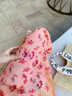 夢(mèng)琪嵐2025茶歇新款氛圍感少女法式雙層暈染做舊碎花吊帶連衣裙女夏長(cháng)裙 暈染粉色 M 105-120斤 曬單實(shí)拍圖