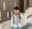 哈羅小黃鴨HAL.DUCK漢服男童2025新款夏裝女童兒童古裝國(guó)學(xué)夏季古風(fēng)民族風(fēng)唐裝演出服 男童款 90 曬單實(shí)拍圖