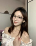 Calvin Klein眼鏡男款CK眉框似半框防藍光眼鏡商務(wù)潮近視眼鏡架女可配度數(shù)散光 CKJ23229LB-020-5318 透灰+槍色 單鏡框 曬單實拍圖