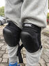 匹克輪滑護(hù)具滑板成人兒童套裝騎行自行車(chē)平衡車(chē)溜冰鞋防摔頭盔 6件套 【護(hù)手+護(hù)膝+護(hù)肘】黑 L(適合體重90-160斤) 曬單實(shí)拍圖