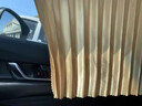 億飾汽車窗簾車載隱私簾遮陽簾車窗磁吸防曬隔熱遮陽擋轎車內專車專用 大眾速騰途觀帕薩特朗逸攬巡攬境 金色綿綢-前后窗各1對-強吸軌道 曬單實拍圖