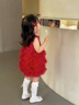 G.DUCKKIDS小黃鴨周歲禮服女寶寶連衣裙嬰兒衣服公主蓬蓬蛋糕裙兒童生日裙子 單件裙子 80 尺碼6-12月【75-85cm】 曬單實(shí)拍圖